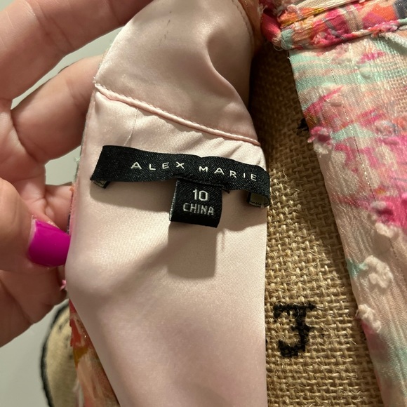 Alex Marie floral floor length dress - Picture 4 of 11